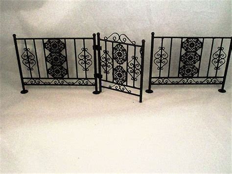 fence for sm doll house metal|Dollhouse Metal Fence .